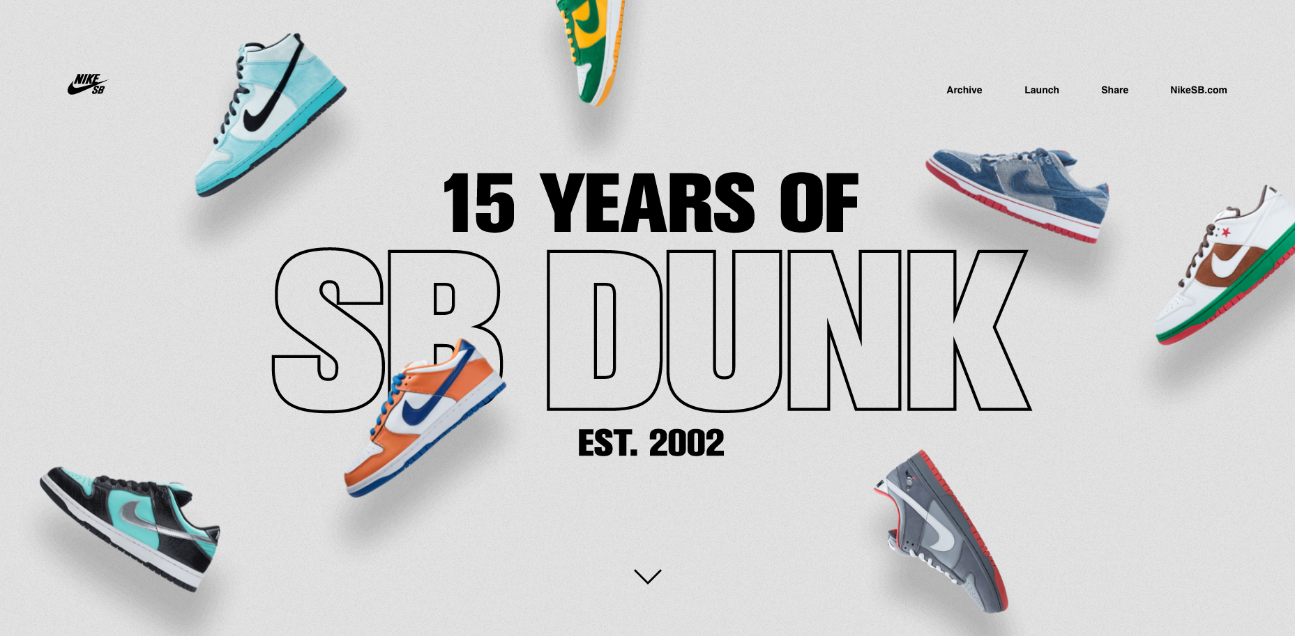 Santuario Gastos Relativo Nike SB celebra 15 años de Dunk con un website especial - 25 Gramos | 25  Gramos