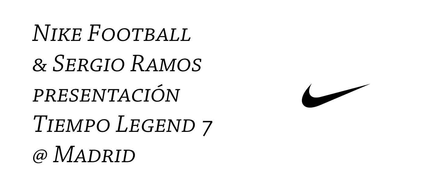 Nike Football & Sergio Ramos presentación Tiempo Legend 7 @ Madrid - 25 Gramos | 25