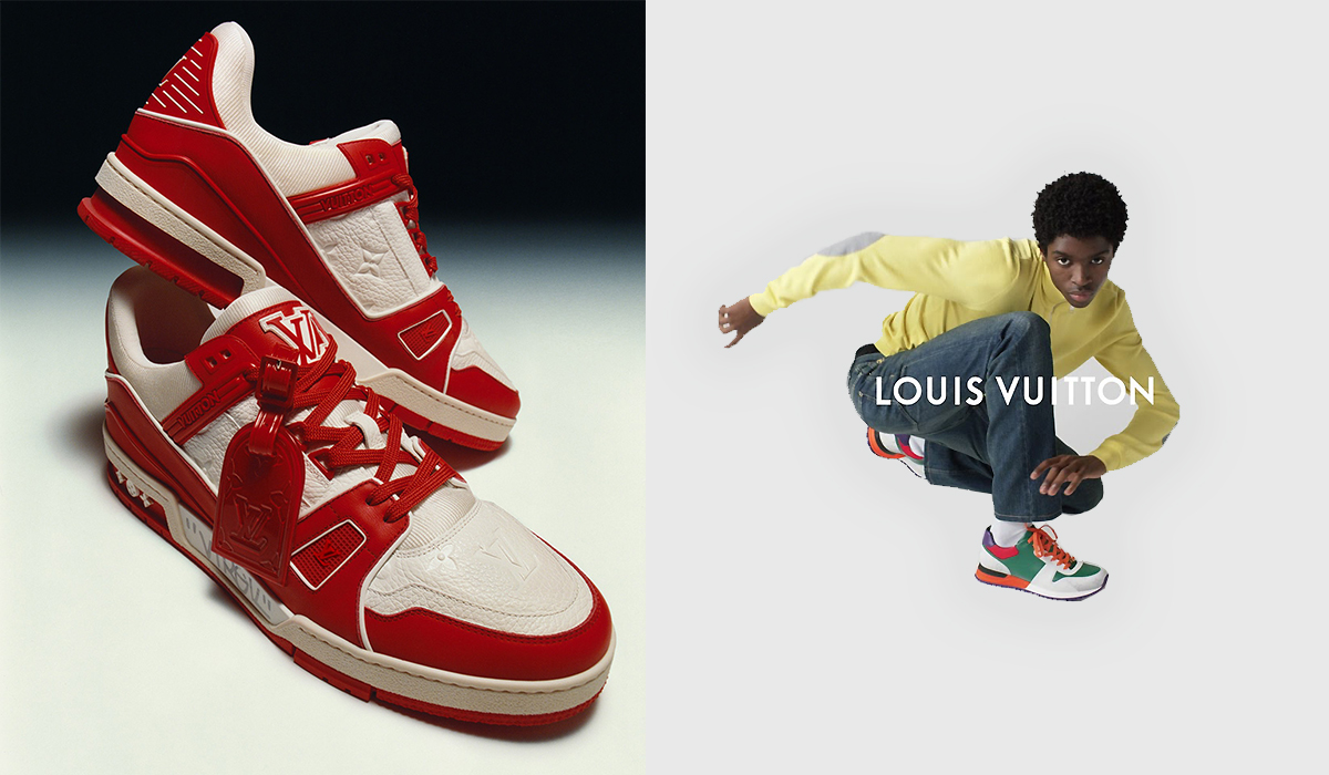 Subastan zapatillas de edición especial de Louis Vuitton y Nike