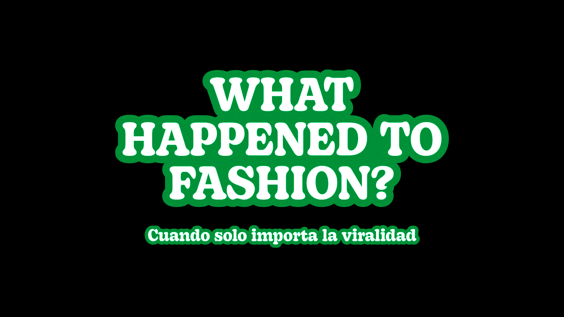 what happened to fashion