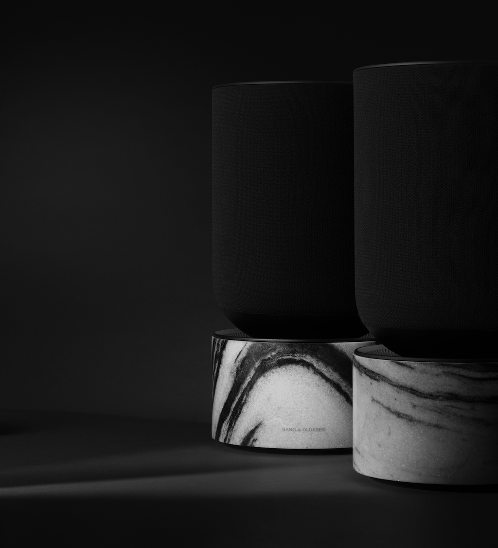 bangolufsen presenta el nuevo beosound balance fabricado en marmol negro 25gramos 3
