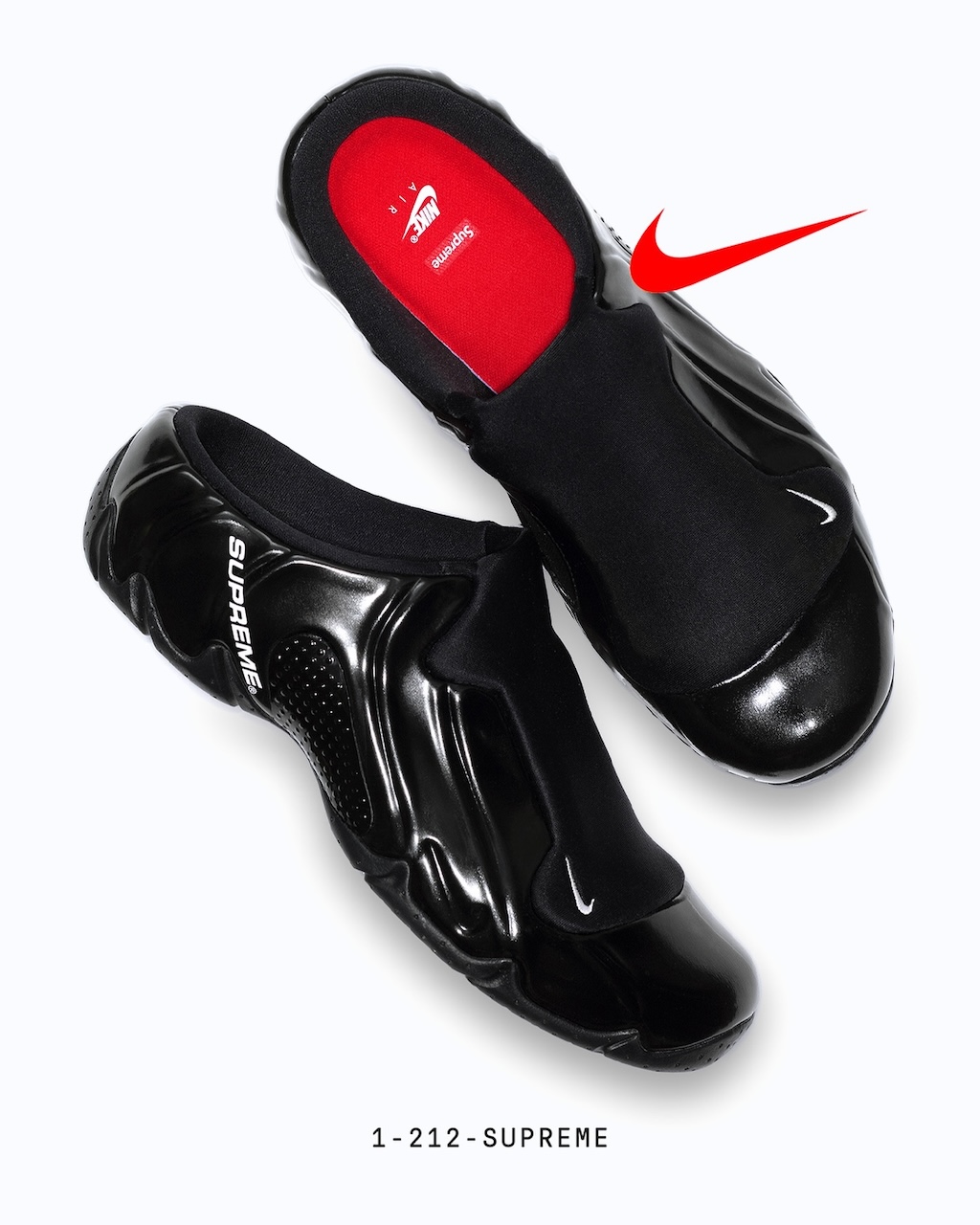 supreme desvela las esperadas clogposite de su colaboracion junto a nike 25gramos 1