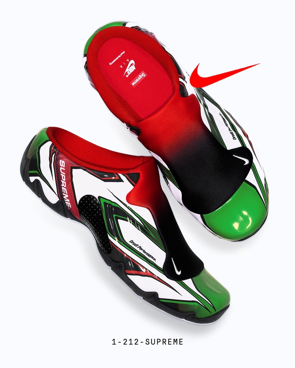 supreme desvela las esperadas clogposite de su colaboracion junto a nike 25gramos 2