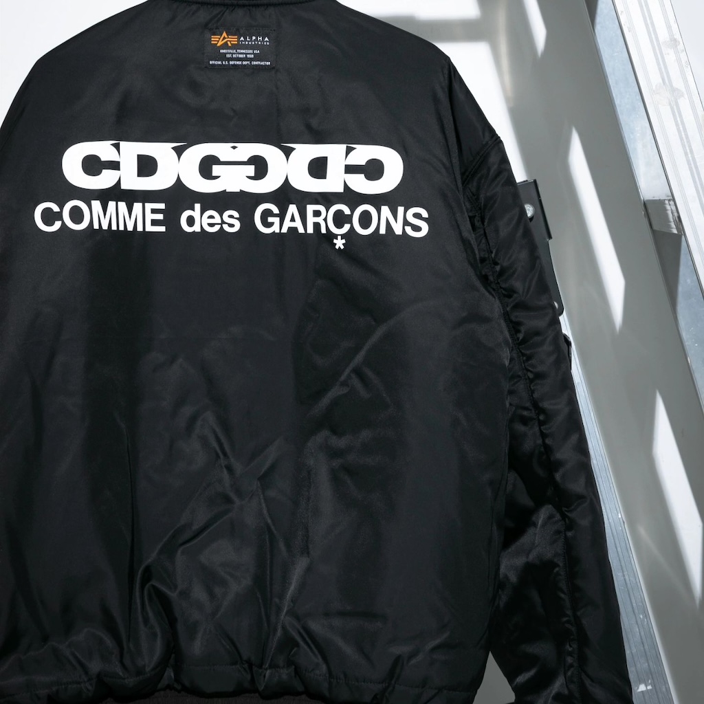 comme des garcons ofrece su propia version de la ma 1 de alpha industries 25gramos 3