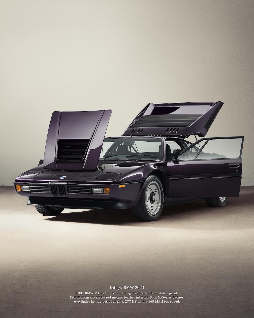 ronnie fieg de kith disena una version especial del bmw m1 e26 25gramos 6