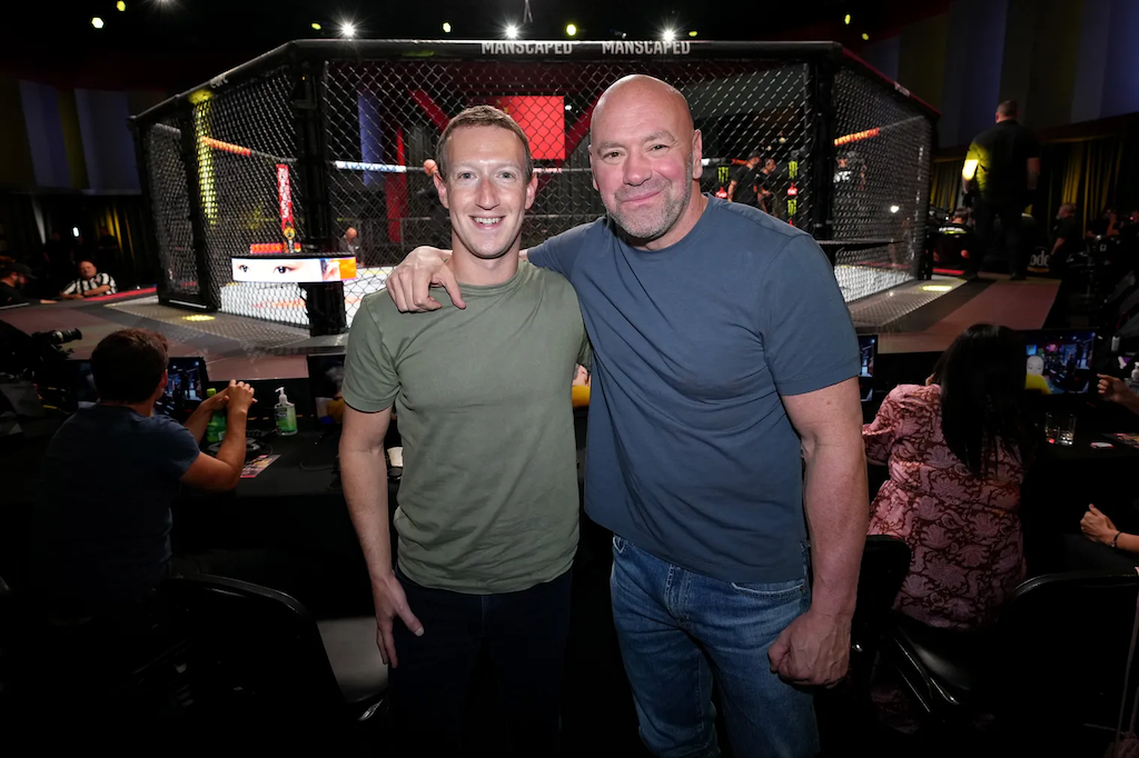 Dana White CEO de la UFC nombrado nuevo miembro de la junta directiva de de Meta 25gramos 2
