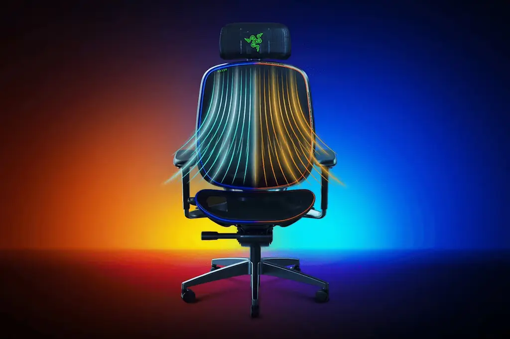 razer desvela el proyecto arielle la primera silla gaming con sistema de calefaccion y refrigeracion 25gramos 1
