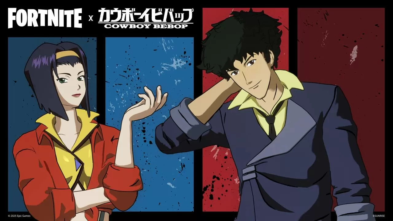 los personajes de cowboy bebop aterrizan en el universo de fortnite 25gramos