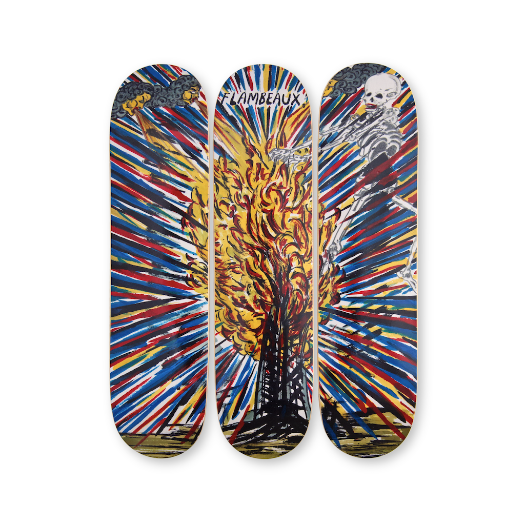 marcel dzama y raymond pettibon trabajan a cuatro manos en la nueva coleccion de the skateroom 25gramos 2