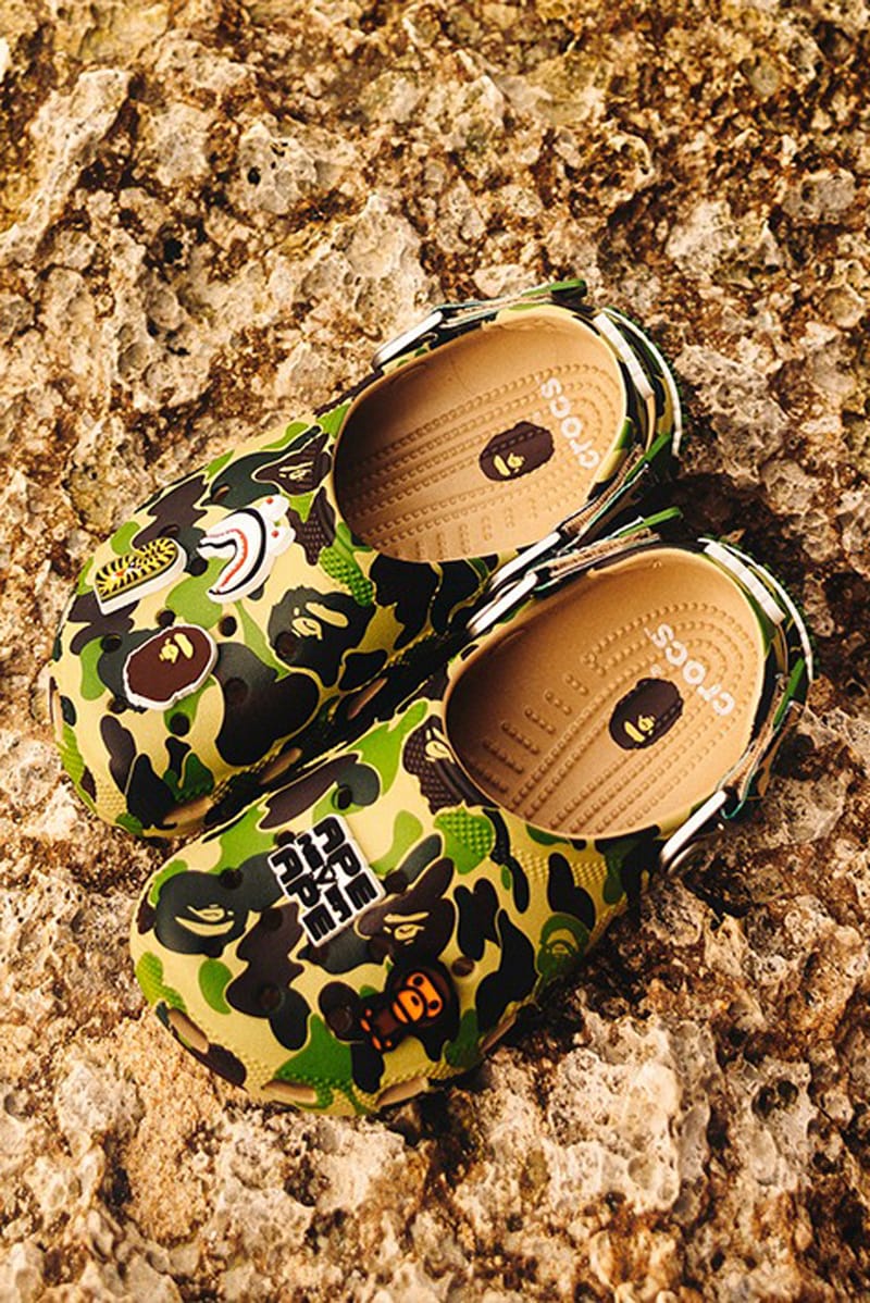 Bape x Crocs Classic Clog «ABC Camo» - New Media Platform