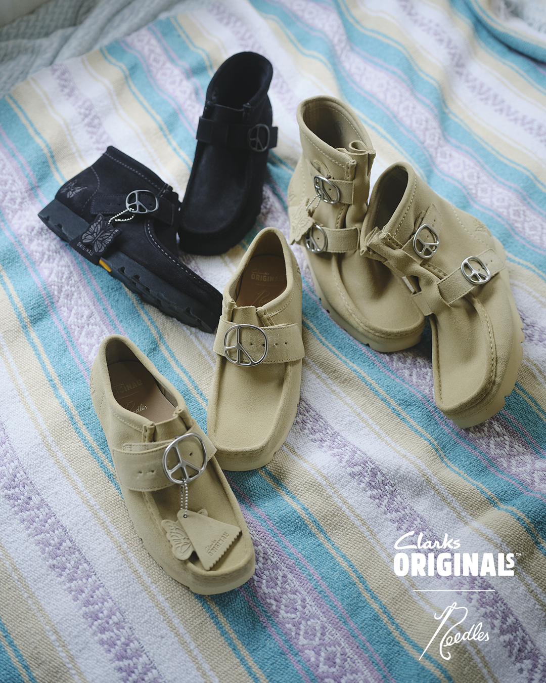 needles reinterpreta las wallabee de clarks 25gramos 5