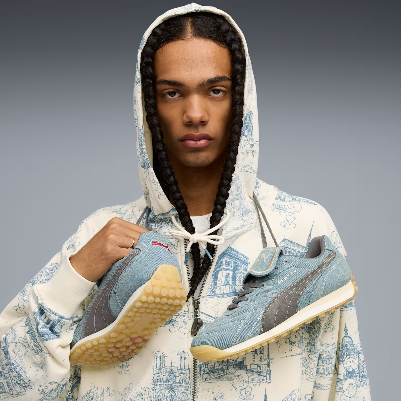 el universo de los pitufos inunda la nueva coleccion de fenty x puma 25gramos 6