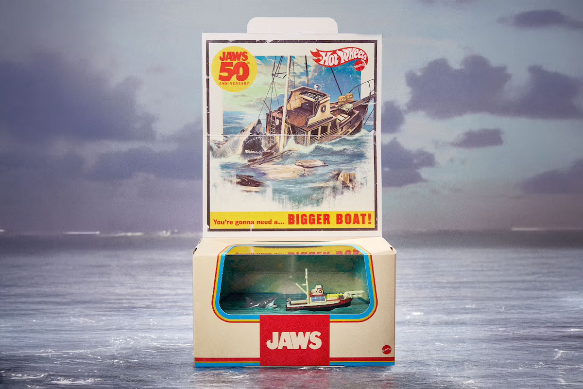 hot wheels celebra el 50o aniversario de tiburon con un limitadisimo set coleccionable 25gramos 1