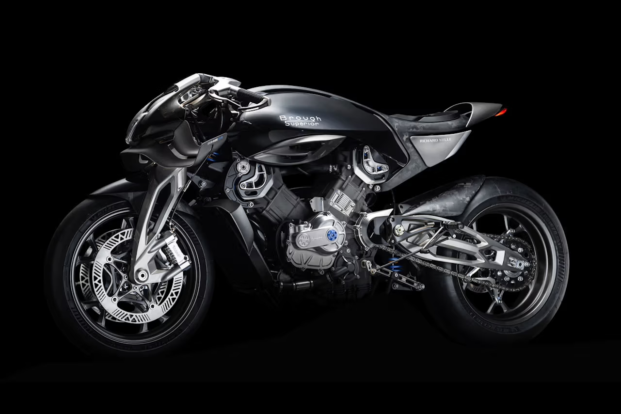 richard mille ha fabricado una motocicleta en colaboracion con brough superior 25gramos 1