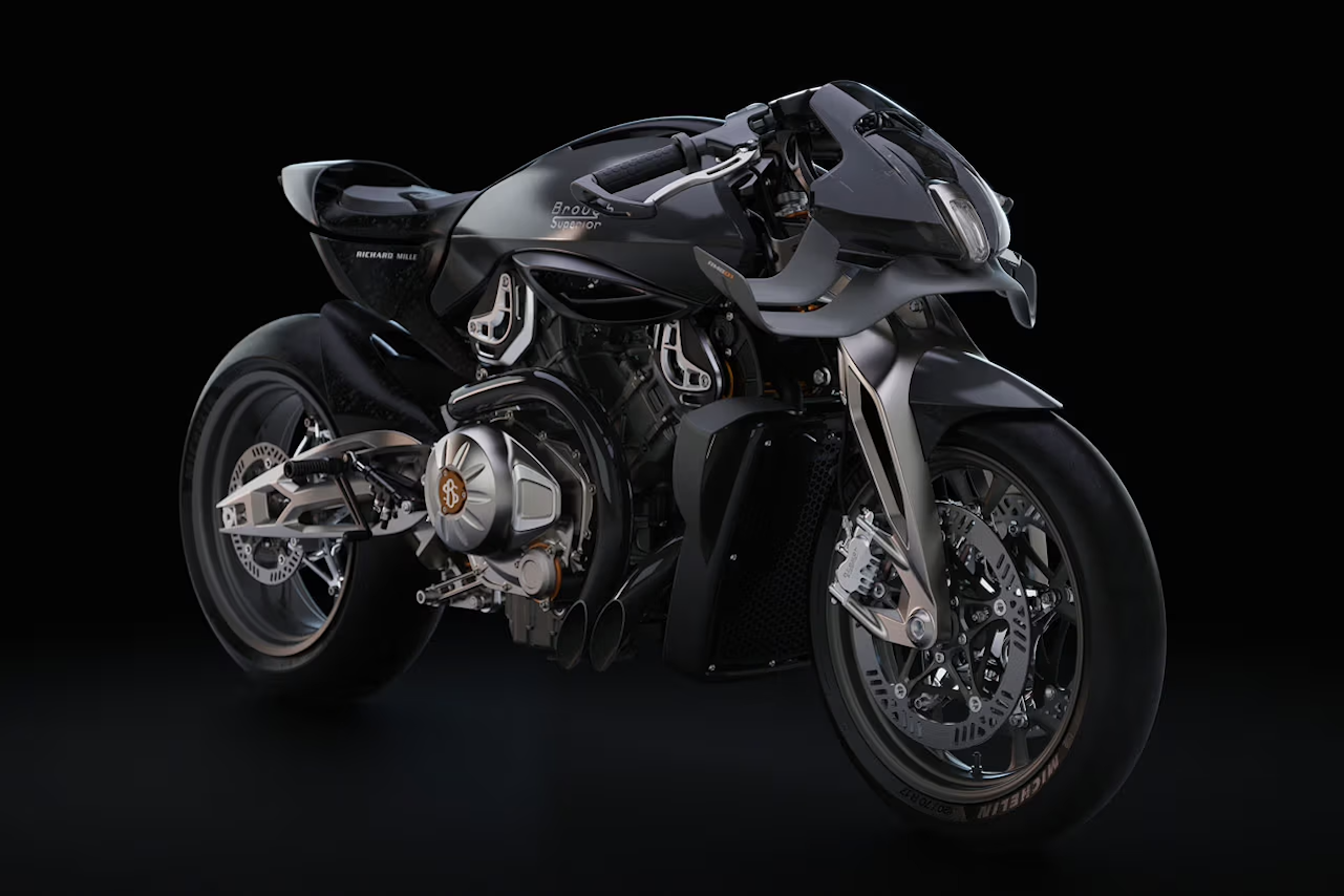 richard mille ha fabricado una motocicleta en colaboracion con brough superior 25gramos 4