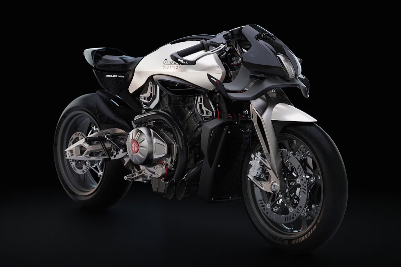 richard mille ha fabricado una motocicleta en colaboracion con brough superior 25gramos 5