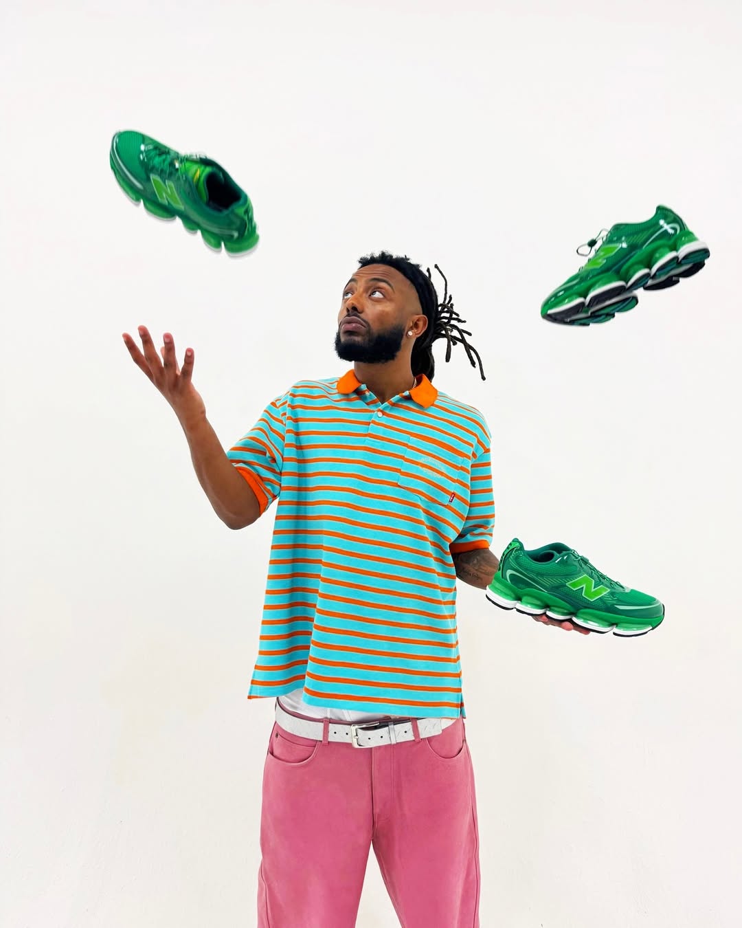 amine ofrece un primer vistazo a sus nuevas zapatillas junto a new balance 25gramos 3