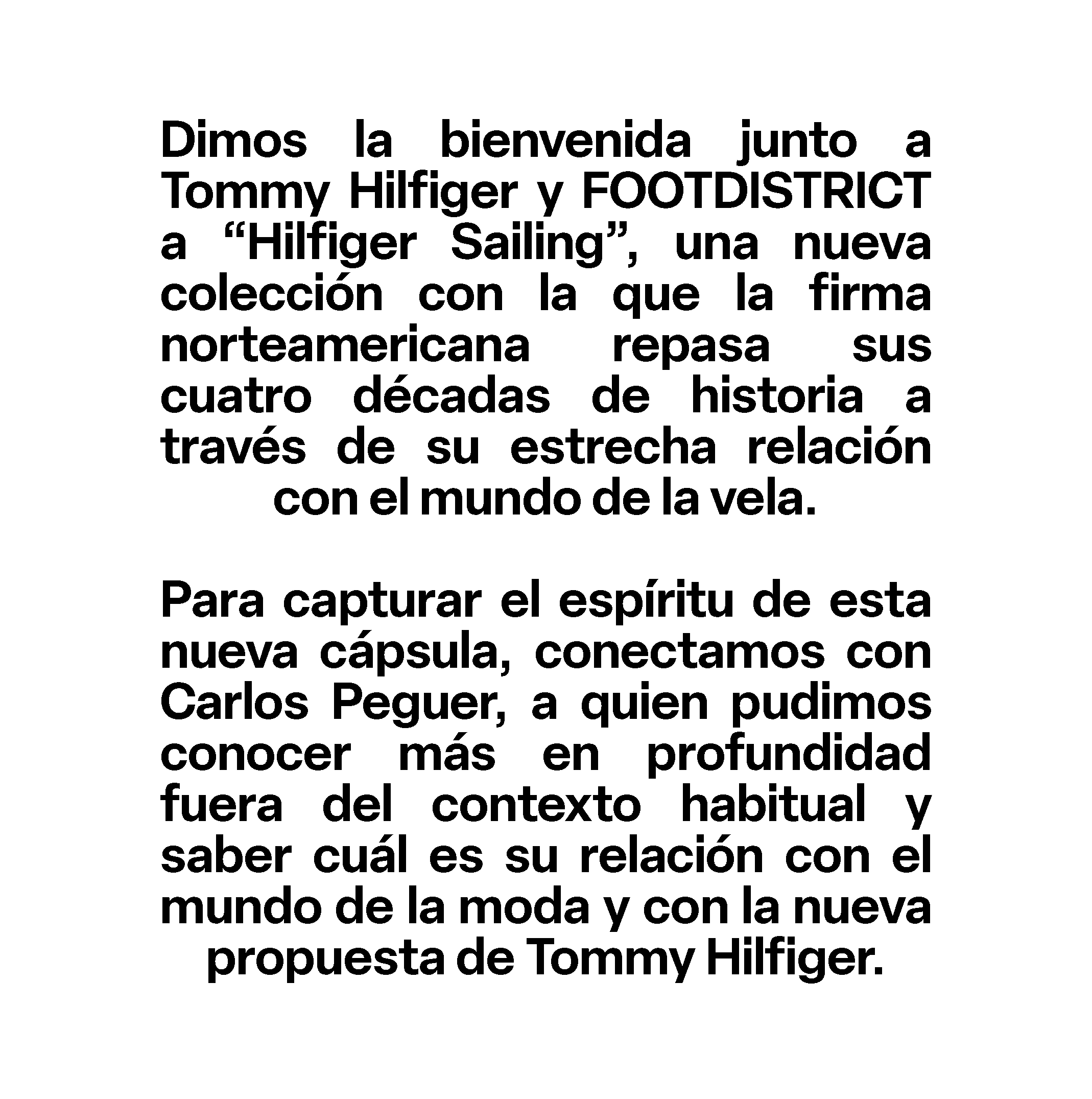 texto tommy hilfliger