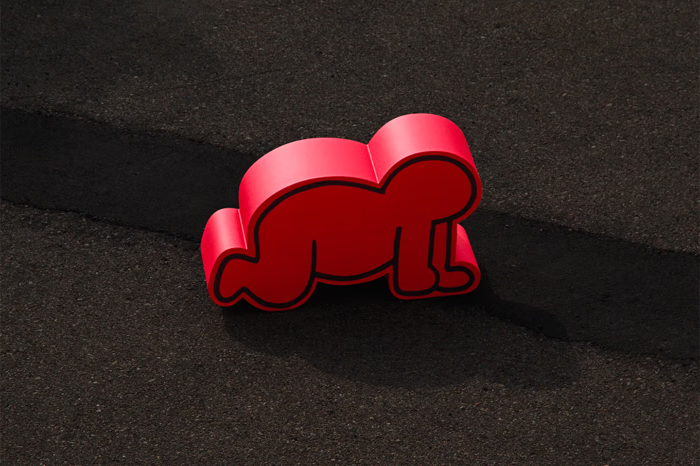 gufram recupera la creacion de keith haring para el luna luna 25gramos 3