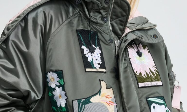 cecilie bahnsen llena de flores los clasicos militares de alpha industries 25gramos