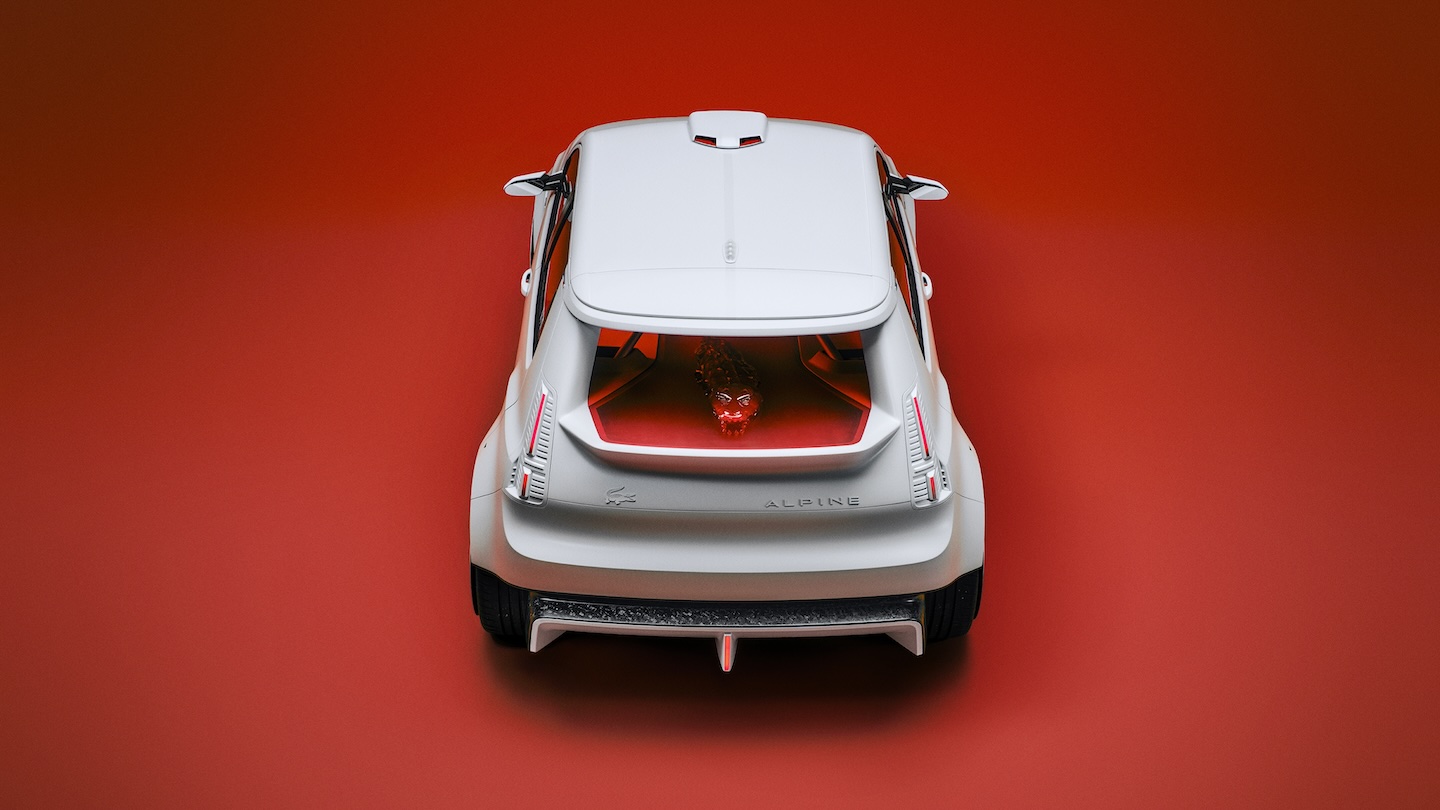 el interior del coche de lacoste y alpine es como entrar en la boca de un cocodrilo 25gramos 6