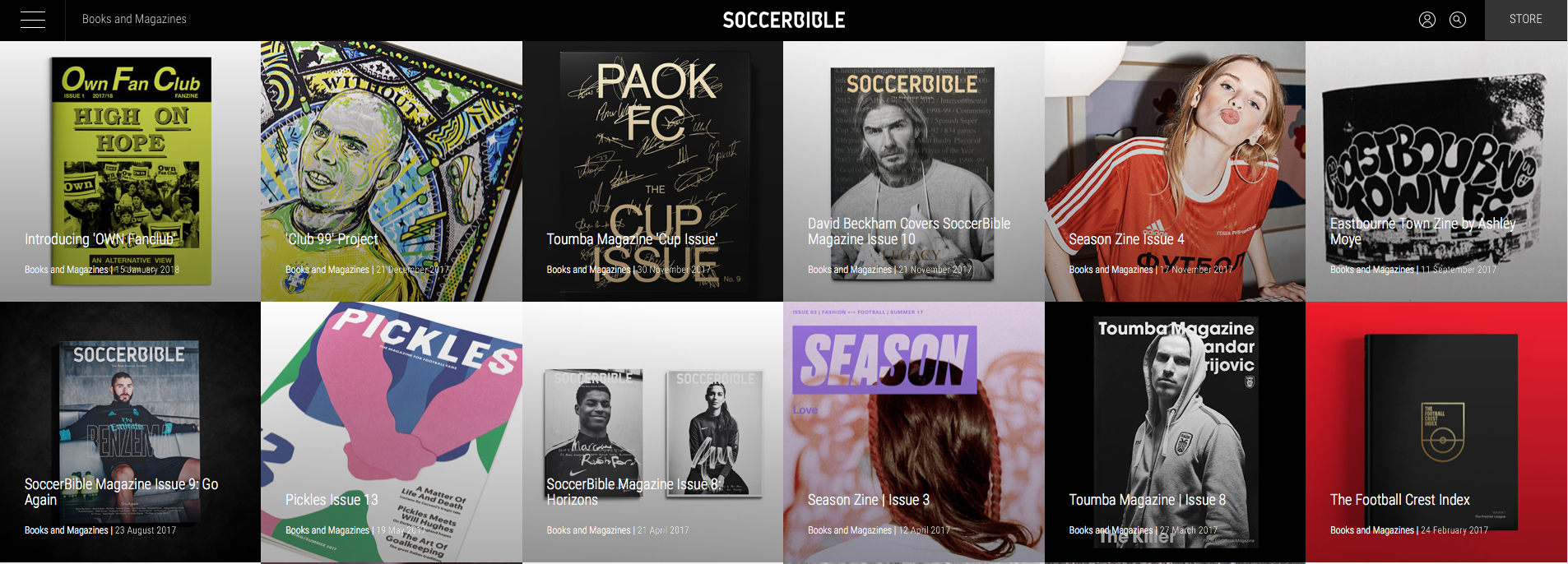 Books and magazines.