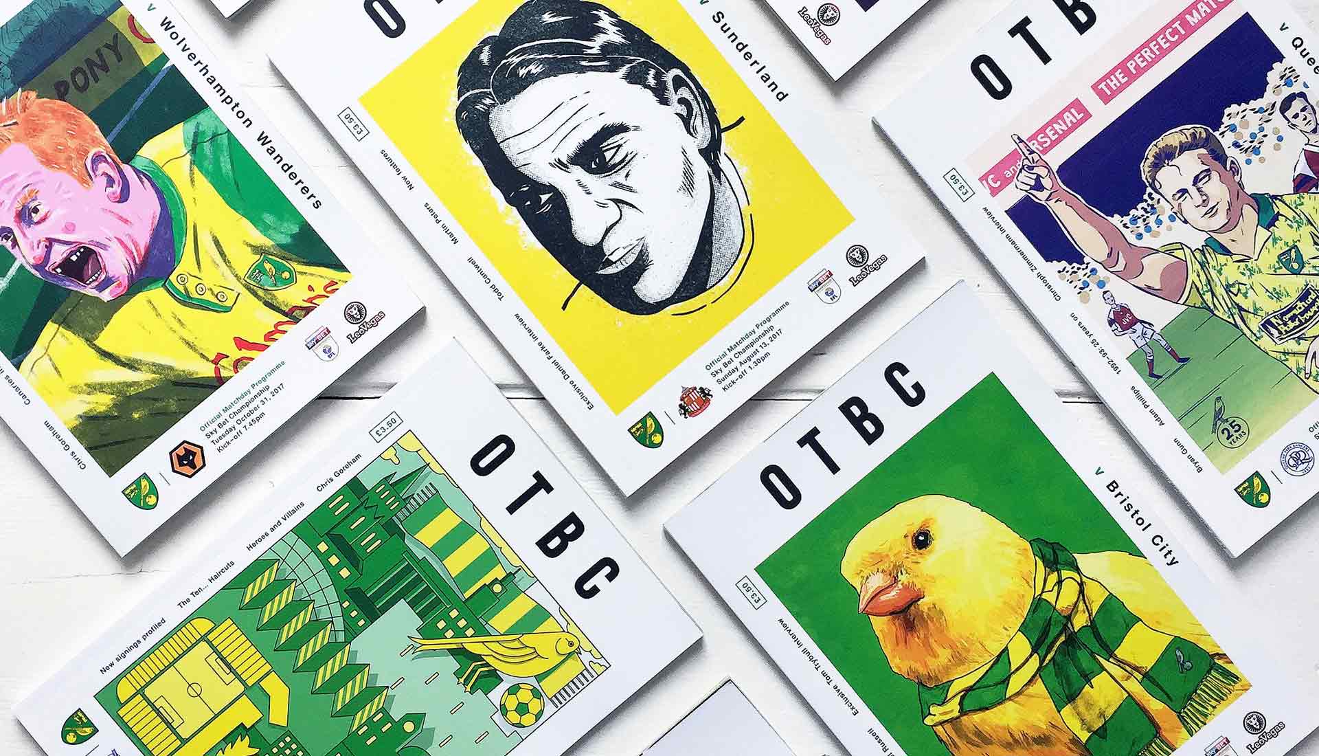 Portadas pre partido del Norwich City.