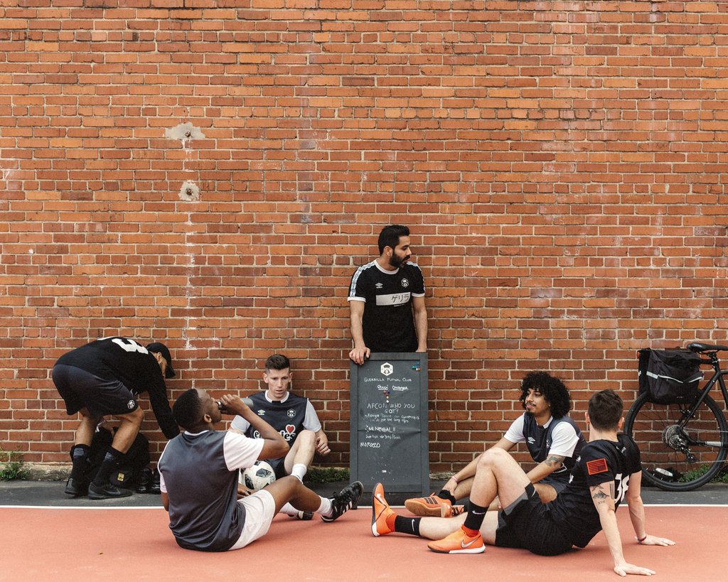 WASHINGTON, DC - APR. 20 Guerrilla Futsal Club and Enemies Forever in Washington, D.C. Saturday April 20, 2019. (Photo by Jared Soares for AARP)