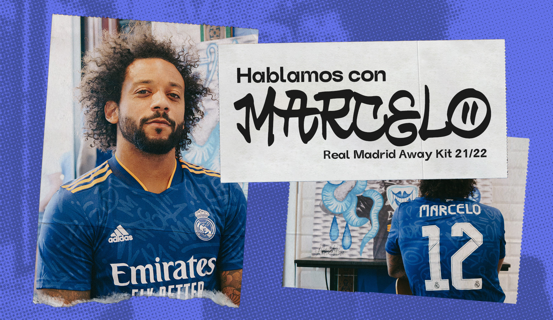 Hablamos Marcelo con motivo de la camiseta del Real Madrid x adidas - Lenders Magazine